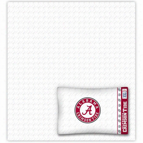 Sports Coverage  04mfshs4alufull Ncaa Alabama Crimsoon  Tide Micro Fiber Full Bed Sheet Set