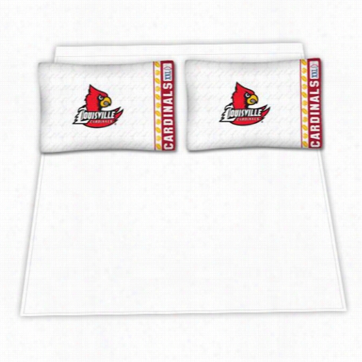 Sports Coverage 04mfshs4loutwin Ncaa Louisville Cardinals Micro Fiber Twin Bbed Sheet Set