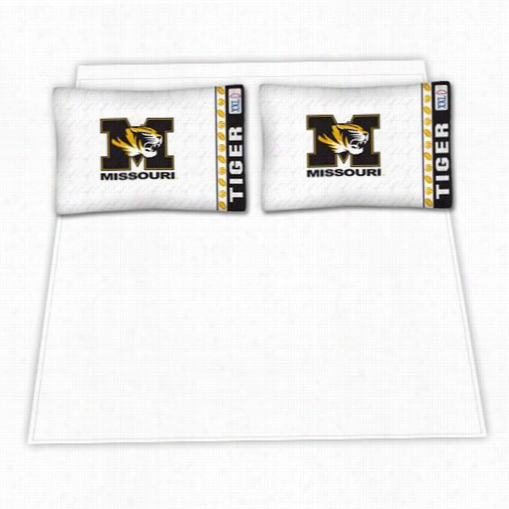 Sports Coverage 04mfshs 4motwin Ncaa Missouri Tigersm Ciro Fiber Twin Receptacle Sheet Set