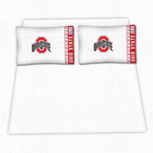 Sports Coverage 04mfshsohstwin Ncaa Ohio State Buckeyes Micro Fiber Twin Bed Sheet Set