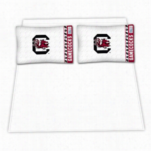 Play Scoverage 04mfshs4scutwin Ncaa South Carolina Gamecocks Micro Fiber Twin Bed Sheet Set