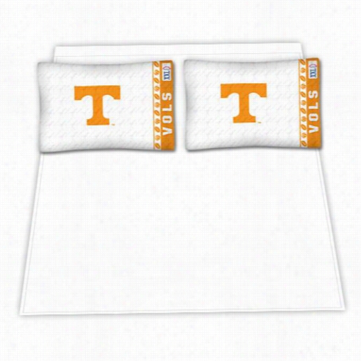 Sportsc Overage 04mfshs4tnutwin Ncaa Tennessee Voulnteers Micro Fiber Twi Nbed Sheet Set