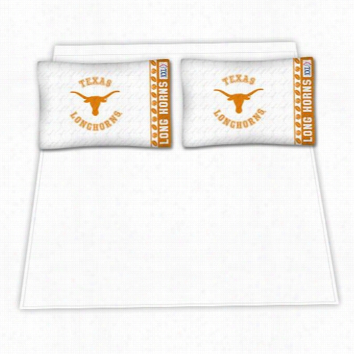 Sports Coverage 04mfshs4txutwin Ncaa Texas Longhorns Micor Fiber Twin Bed Sheet Set