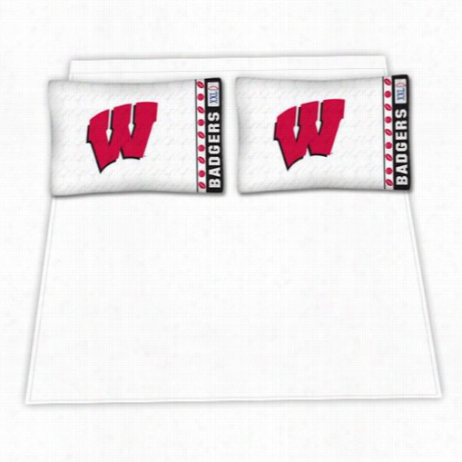 Sports Coverage 04mfsshs4wiutwin Ncaa Wisconsin Badgers Micro Fiber Twin Bed Heet Set