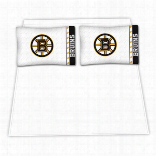 Sports Coverage 05mfshs5brutwin Nhl Boston Bruins Micro Fiber Twin Bed Sheet Se