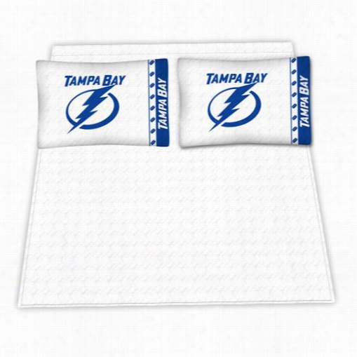 Sports Covearge 05mfshs5ligfull Nhl Tamp Abayy Lightning Micro Fiber Full Bed Sheet Set