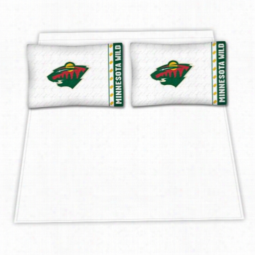 Spor Ts Coverage 05msfhs5wiltwin Nhl Minnesota Giddy Micro Fiber Twin Sheet Set