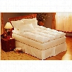 Pacific Coast 55878 Baffle Box King Size Feather Bed in White