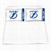 Sports Coverage 05MFSHS5LIGFULL NHL Tampa Bay Lightning Micro Fiber Full Bed Sheet Set