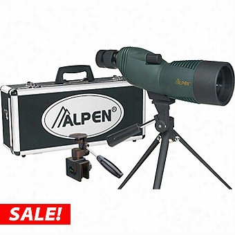 Alpen 15-45x60mm Waterproof Zoom Spotting Purpose Kit