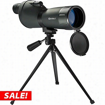 Barskka 20-60x60 Colorado Straight Spotting Scope W/tripod