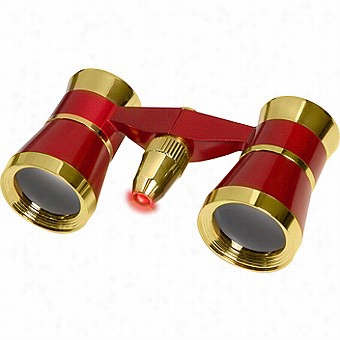 Barska 3x25 Opera Glasses With Light, Red