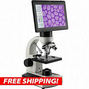 Braska 4-4160x 5mp Digital Microscope W/7"s Creen