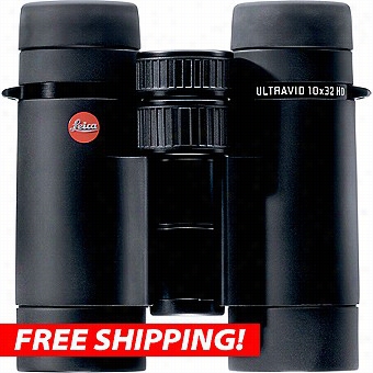 Leica 10x32 Ultravid Hd Waterproof Binoculars