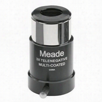 Meade Esries 4000 1.25" X3 Short-focus Barlow Lens #218