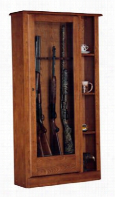 A Merican Furniture Classics 10-gun/curio Cabinet Combo