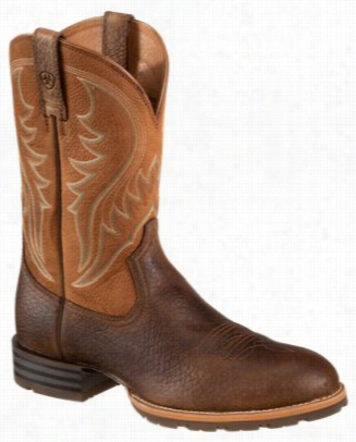 Ariat Hybrid Rancher1 2' Western Boots For Men - Earth/dry Well Tan - 13m