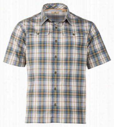 Ascend Vented Ack Woven Sshitt For Men - L