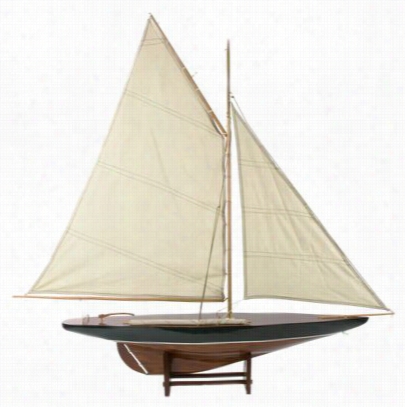 Authenticc M Odels Cup Contender Racing Yachtsailboat Model