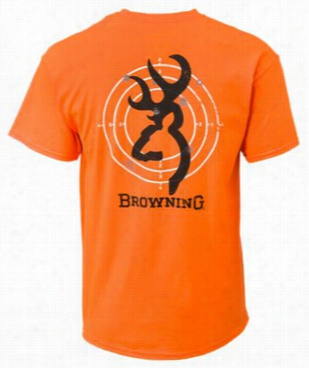 Brownign Buckmark Tadget T-shirt For Men - S
