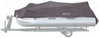 Clasisc Accessories H Ruricane Extra- Heavy-duty Pontoon Boat Cover - 17'-20' - Charcoal