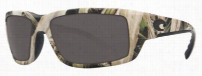 Costa Fantail 58p Camo Polarized Sunglasses - Mmossy Oak Shadow Grass Bla Des/gray