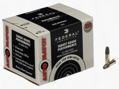Federal Auto Match Target Ammo - Sold - 40 Grain - 325 Rounds