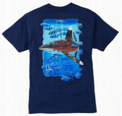 Guy Harvey Sharky T-shirt For Boys - Navy - Xs