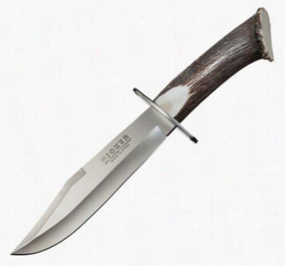 Joker Stag Horn Fixed Blade Bowie Knife - 7.8'