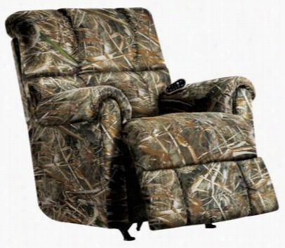 Lane Furniture Cabin Collection Wall Saver Recliner With Heat & Massage - Real Tree Max-5