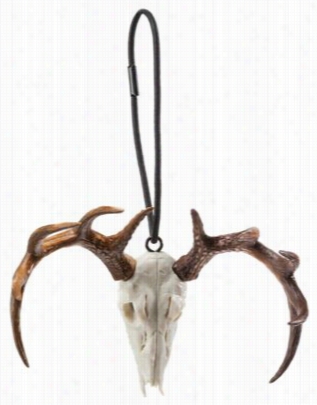 Mcmillan Hangiing Buck Skull Ornament