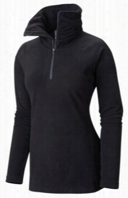 Mountain Hardwear Microchilll Lite 1/2-zip Pullover For Ladies - Black - L