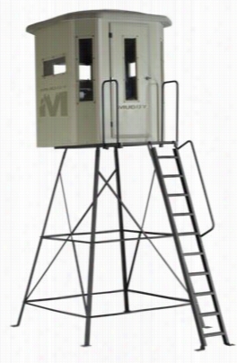 Muddy The Bull Box Hunting Blind With 10' Tower