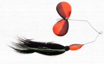 Muskie Angler Spinnerbait - Black/orange