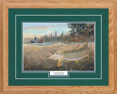 Northern Promotions Fdamed Art - Muskie Bay By Terry Doughty