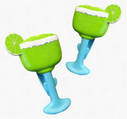 O2cool Margarita Glass Boca Clips