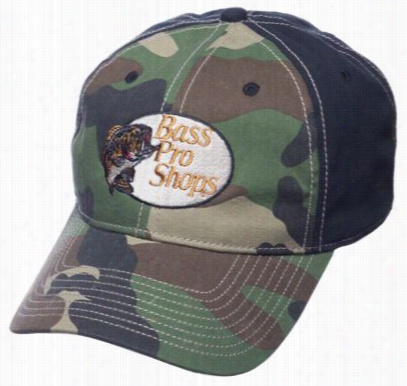 Old School Camo Black Twilll Cap - Camo/black