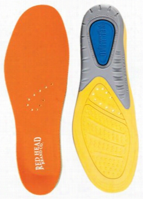 Redhead Iron Horse Work Insoles For Men - Orange - L