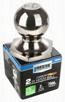 Reese Towpower Carbon Forged Hitch Ball - Black Nickel