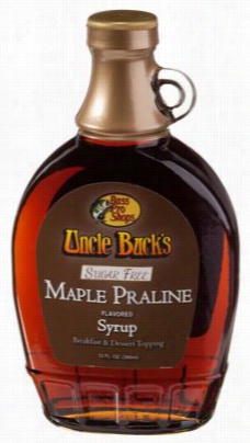 Uncle Buck's Sugar Free Maple Praline Flavored Syrup