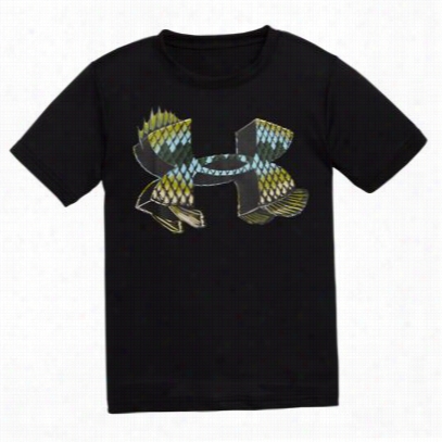 Under Amour Big Bass Logo T-shirt For Toddlers Or Boys - Black -2tt