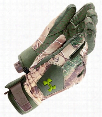 Under Armour Coldgear Infrared Scent Control Primmer Gloves For Men - Realtree Xtra - M