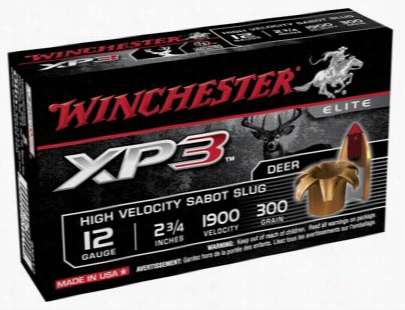 Winchester Xp3 Sabot Slug For Rifled-bareled Shotguns