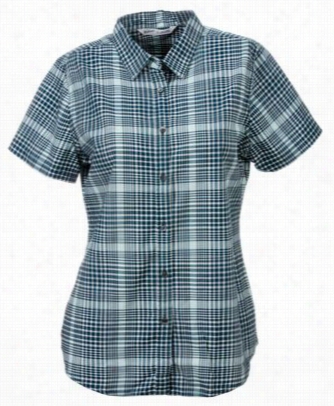 Woolrich Kansa Crreek Shirt Toward Ladies - Harbor - L