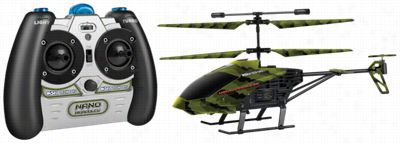 World Tech Toys Camo Nano Herccules Unbreakable Remote Ascendency Helicopter