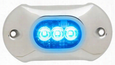 Attwood Light Armor Underwater Extreme High Performance Hpx Series Led Light - 3 Led 4' - Sapphire Bue