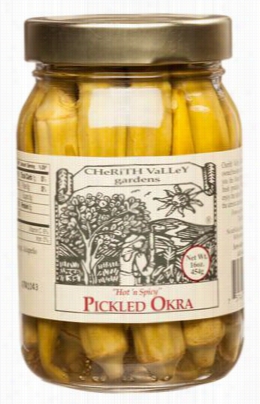 Cherith Vally Ga Rdens Hot 'n Spicy Pickled Okra