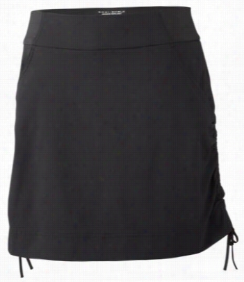 Columbia Anytime Casual Skort For Ladies - Black - L