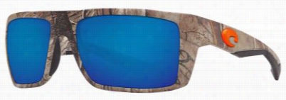 Costa M Otu 580pcamo Polarized Sunglasses - Realtree Xtra/blue Mirror