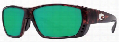 Costa Tuna Alley Omnifit 580g Polarized Sunglasses - Tortoise/green Mirror